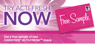 Free Carefree Acti-Fresh Liners