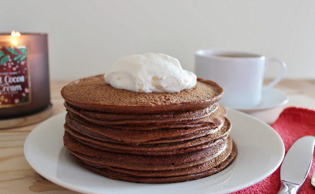 Low Carb Hot Cocoa Pancakes