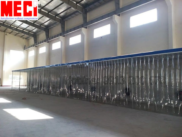 Màn nhựa pvc trắng trong mềm mịn