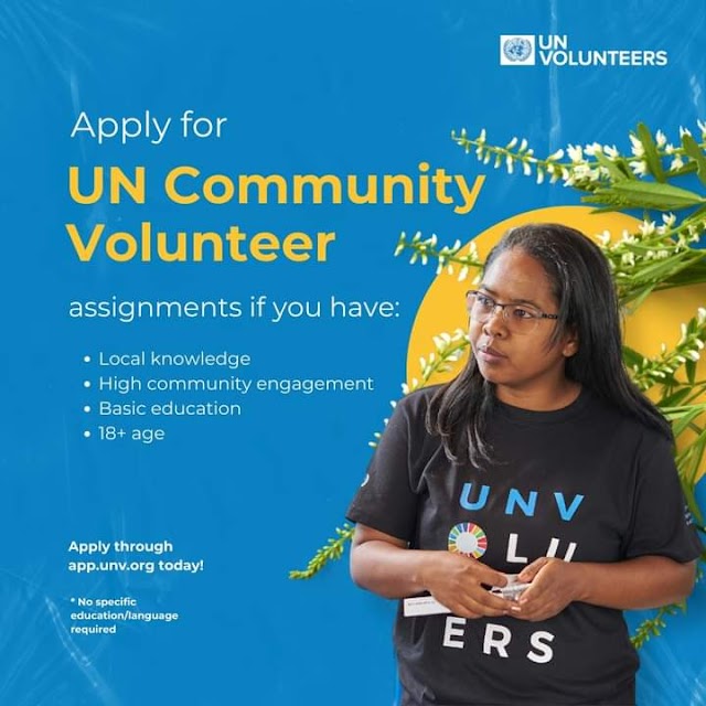 Become A UN Volunteer World Wide-2024