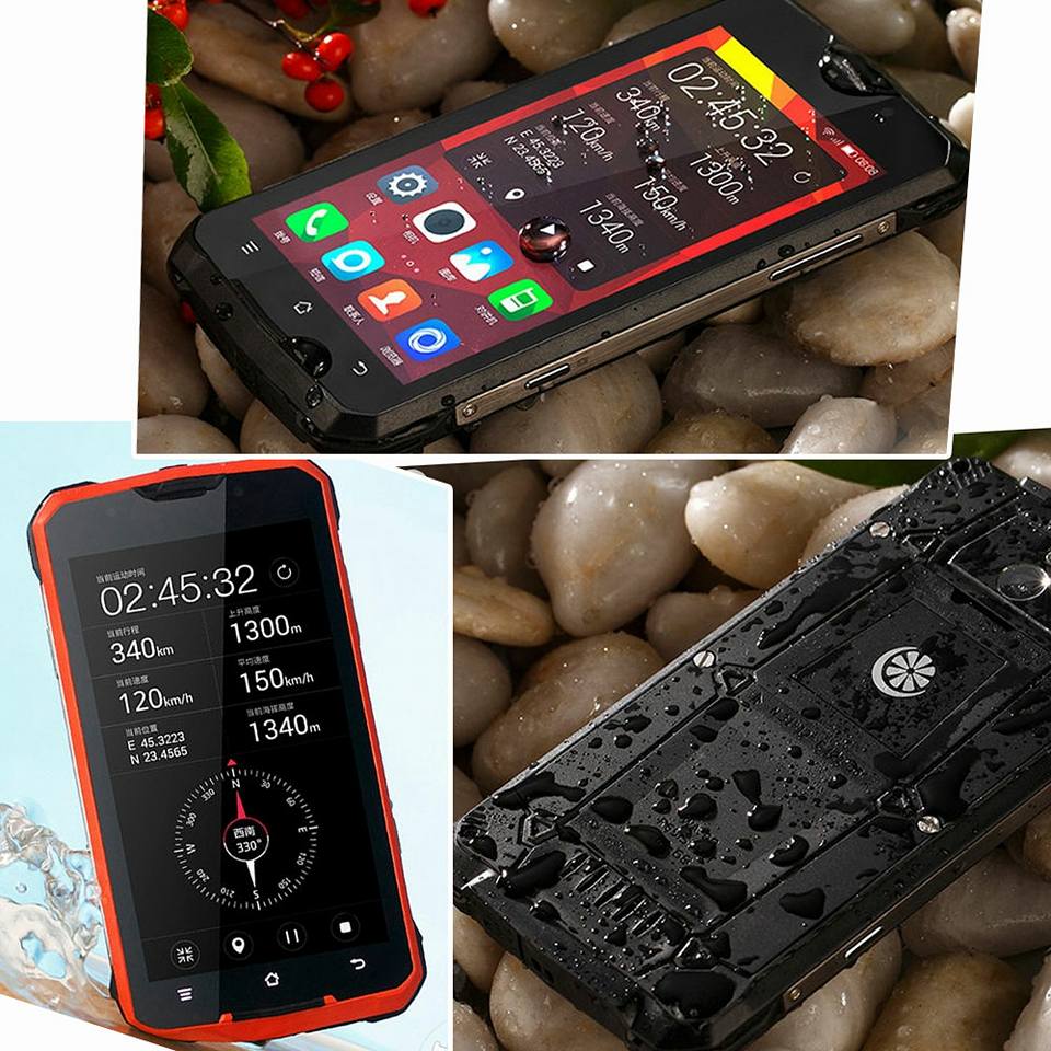 Santin Smartphone Outdor Slim IP68 Waterproof Suport 4G LTE HARGA Rp.1.850.000,-