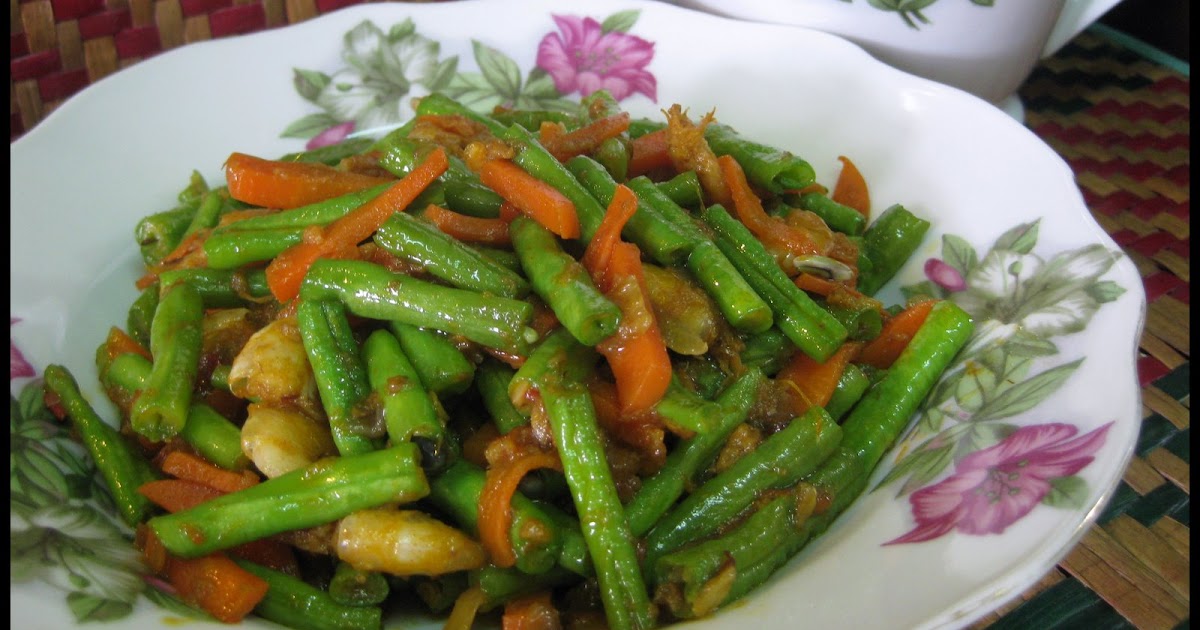 Resepi Rendang Ayam Kacang Panjang - Di Sarangan