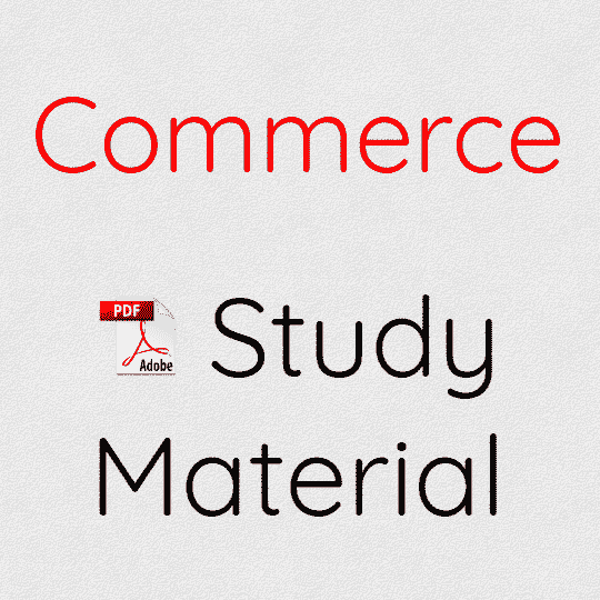 Commerce Study Material