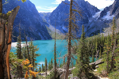 View of Colchuck Lake from the Northwest Shore