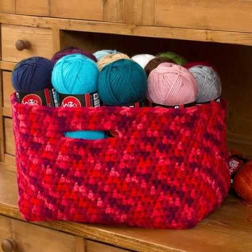 Store Your Stash Basket - Free Pattern