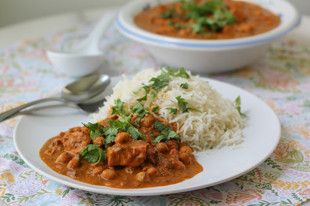 Food Lust People Love: This chicken chickpea masala is so easy and so quick, you’ll want to make it frequently. Serve it with rice or with naan bread to scoop up the rich, spicy, creamy sauce.