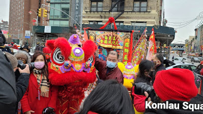 Imlek di Manhattan New York Sepi Tanpa Petasan dan Kembang Api