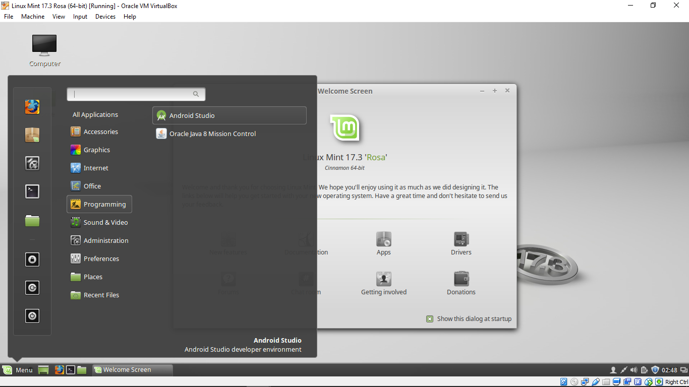 Android-er: Install Android Studio 2.1.2 on Linux Mint 17 