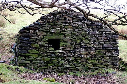 Dry stone building near Glencolmkille Co Donegal by frankhound05