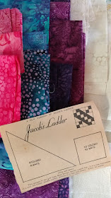 Modern Jacob's Ladder quilt using Island Batik fabrics