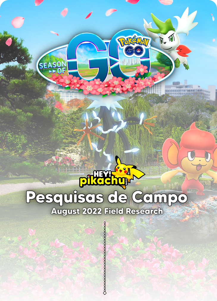 Pokémon GO - Pesquisas de Campo Setembro e Outubro