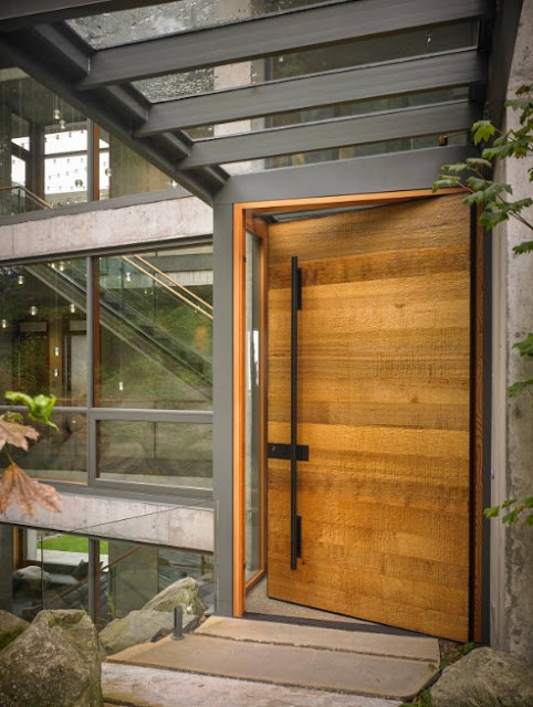 desain pintu rumah minimalis kayu sederhana