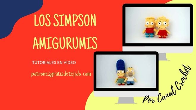 Los Simpson a crochet | Amigurumis en video
