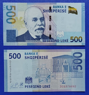 A4 ALBANIA 500 LEKE (MIDDLE 786) UNC 2020 (P-77)