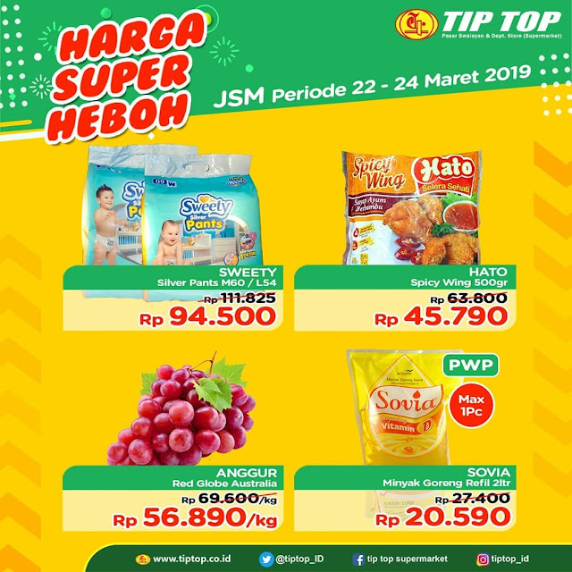 #TipTop - #Promo #Katalog JSM Periode 22 - 24 Maret 2019