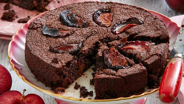 gateau-aux-prunes-au-chocolat