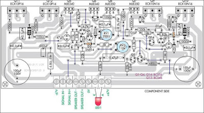 LAYOUT PCB design Amplifier