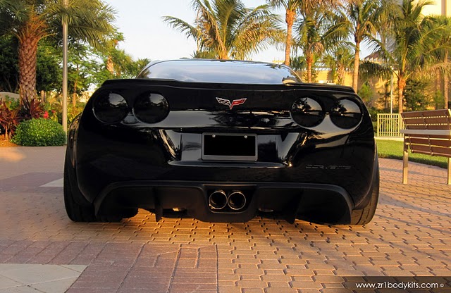 A cool wide body kit conversion has been made for the Chevrolet Corvette, 