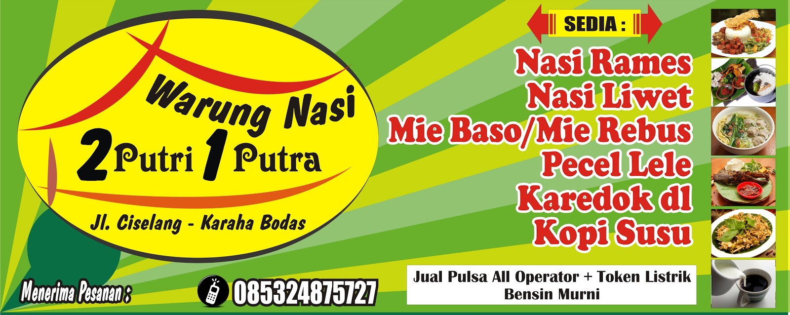 Download Kumpulan Contoh Spanduk Warung Nasi.cdr - KARYAKU