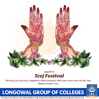 Happy Hariyali Teej! longowal group of colleges