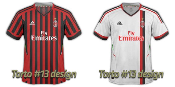  Gambar  Kostum Baru AC  Milan  2012