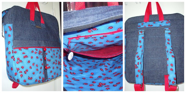 The Bookbag Backpack by Sewing Patterns by Mrs H