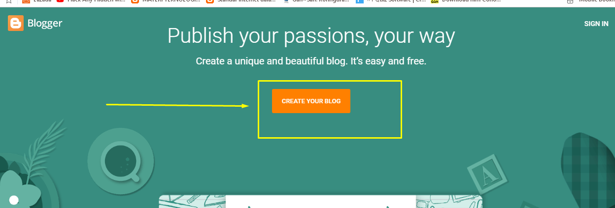 Cara Membuat Blog Gratis Di Blogger