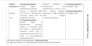 Project Associate Recruitment - Government of Haryana