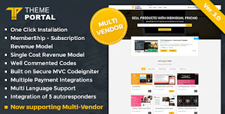 Download Theme Portal Marketplace – Sell Digital Products ,Themes, Plugins ,Scripts – Multi Vendor