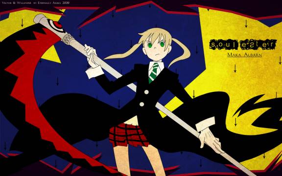 anime wallpaper soul eater. Maka and Soul go on a mission