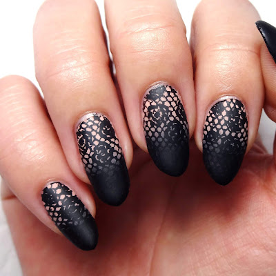 Matte Lace Nails