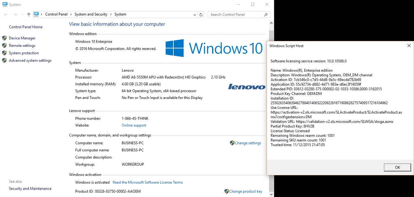 Sinau-Belajar: Aktivasi Online Windows 10 Build 10586 ...