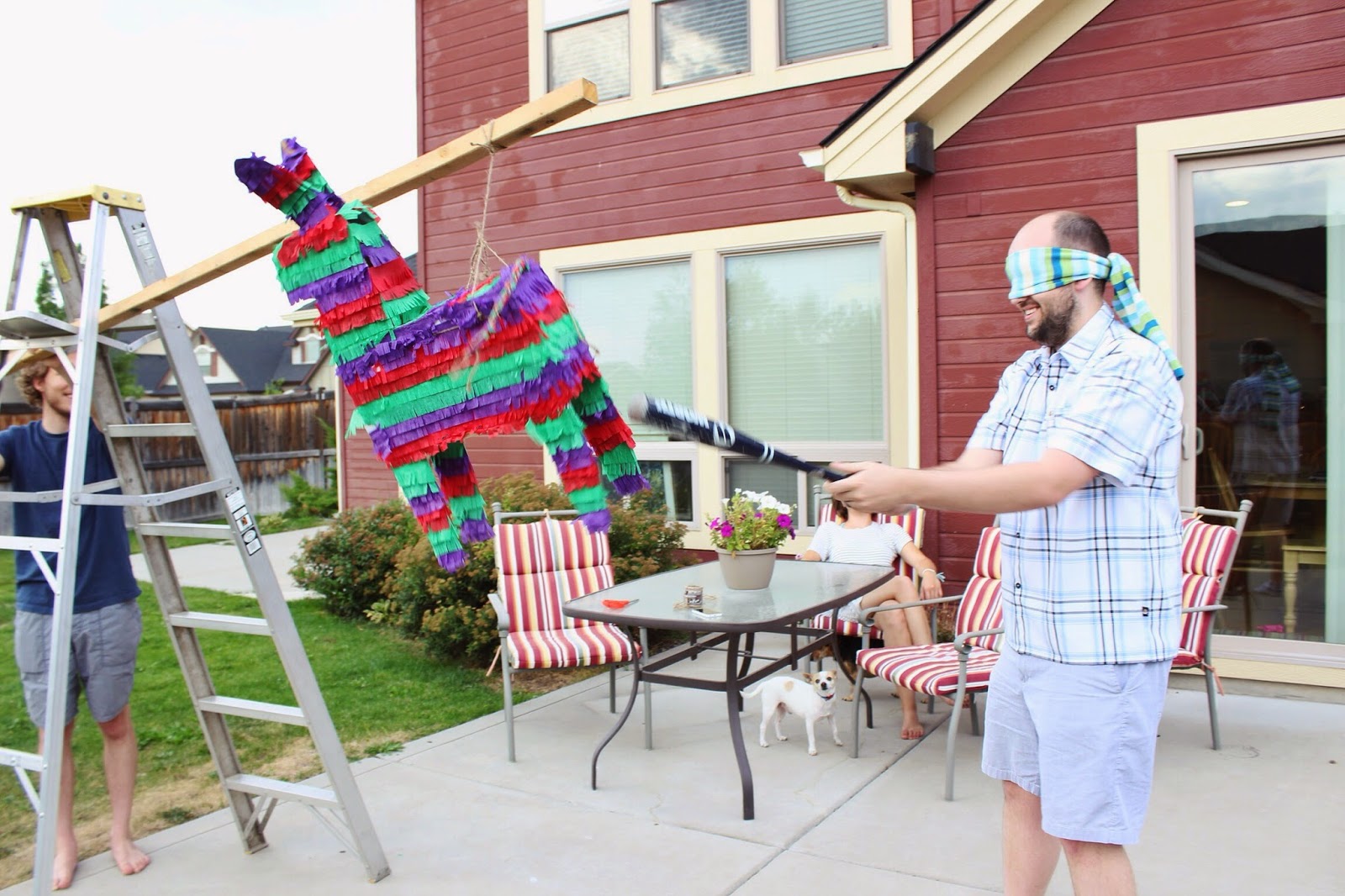 oh whimsical me: DIY Cardboard Piñata