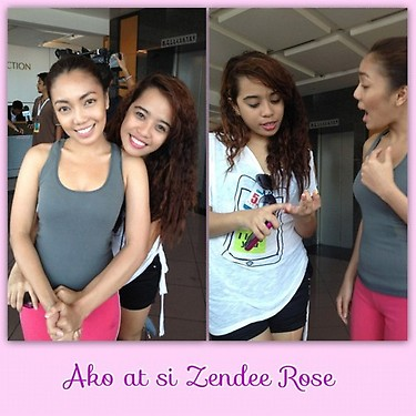 Zendee Rose Tenerefe and Jonalyn Viray during Party Pilipinas rehearsal
