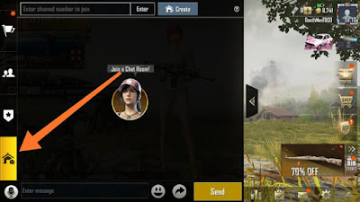How to join a Chatroom in PUBG Mobile