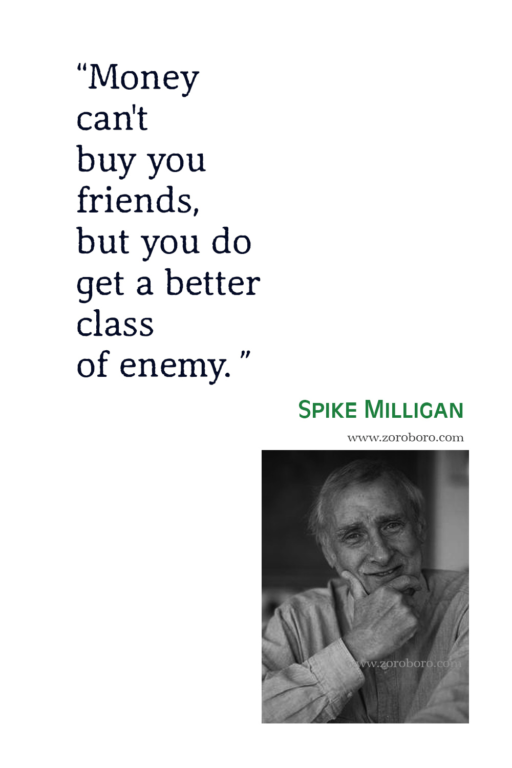 Spike Milligan Quotes, Spike Milligan Poems, Spike Milligan Funny Quotes, Spike Milligan Poetry, Spike Milligan.