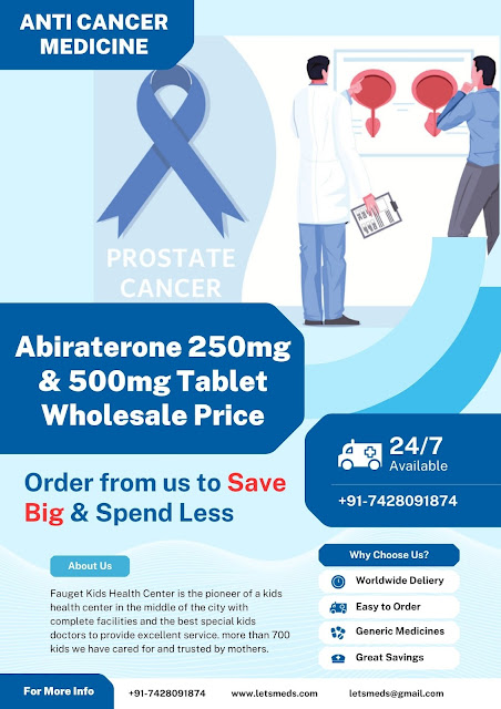 Buy Abiraterone 250mg Tablet