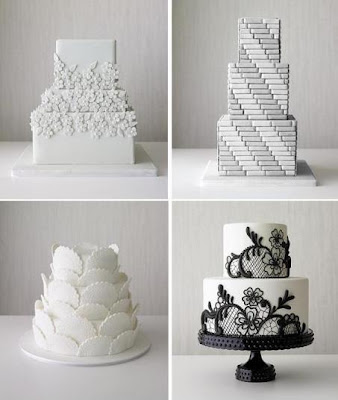 Best Black and White Wedding Cakes