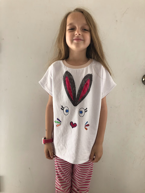 Easter coloring shirt