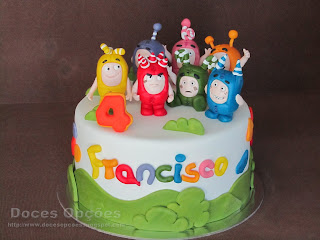 Bolo de aniversário Oddbods