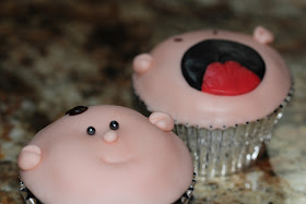 Baby Face and Little Monster Cupcakes with Cake Pops and Homemade Fondant | High Altitude Cupcakes