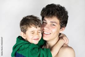 Little Boy and Older Brother #80