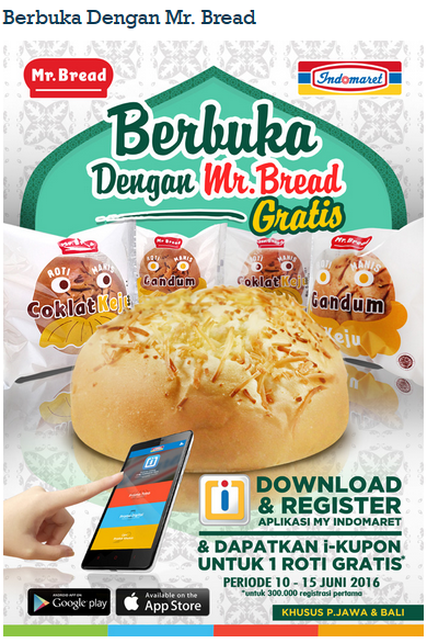 Promo Indomaret ; Berbuka dengan Mr Bread