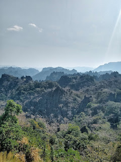 Rocky mountains in Laos