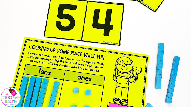 Make learning place value fun and easy with game like place value block activities like these.