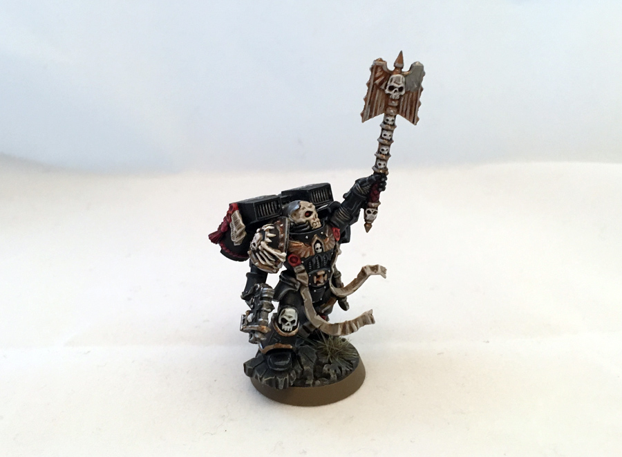 black templars chaplain with jump pack