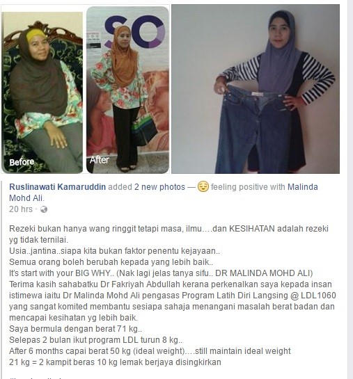 Program Mudah Kurus Bersama Dr. Malinda