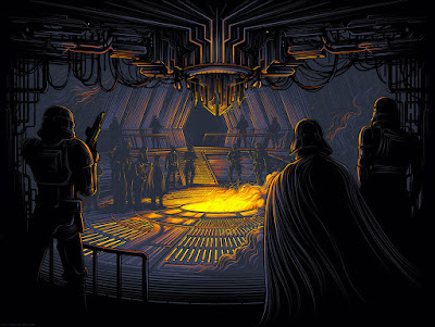 Star Wars Empire Strikes Back “Never Tell Me The Odds” Variant Screen Print by Dan Mumford x Dark Ink Art x Acme Archives Direct
