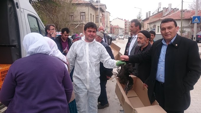 Bozkır Ziraat Odası Tavuk ve Hindi Dağıtımı