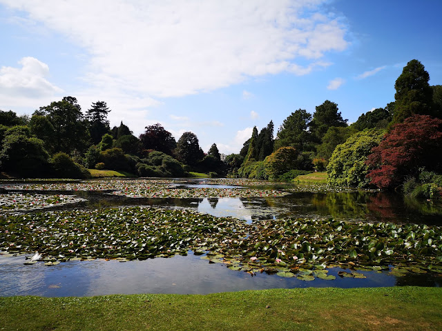 Lake view to Sheffield Park House